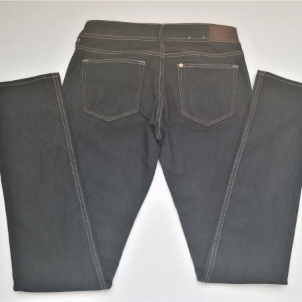 20% OFF - H&M Dark Indigo Straight Leg Jeans, 27 - Picture 4 of 8